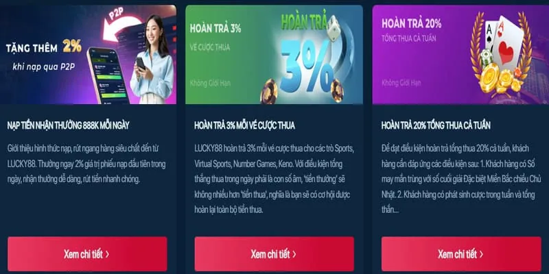 Các chương trình khuyến mãi độc quyền của gacam67 Android